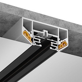 Профиль для монтажа однофазного шинопровода в натяжной потолок Maytoni Accessories for tracks TRA001