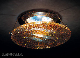Декоративное стекло для встраиваемого светильника Donolux СФ 110.03.rain streams.1
