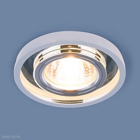 Точечный светодиодный светильник Elektrostandard 7021 MR16 SL/WH зеркальный/белый