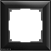 Рамка на 1 пост (черный матовый) Werkel WL14-Frame-01