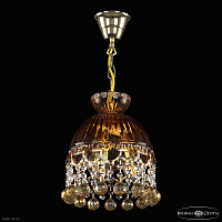Хрустальный подвесной светильник Bohemia IVELE Crystal 5478/22 G Amber/M-1G Balls K721