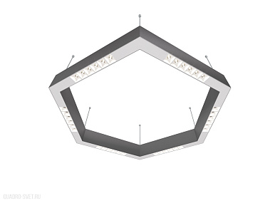 Подвесной светодиодный светильник 0,7м 36Вт 48° Donolux Eye-hex DL18515S111А36.48.700WW