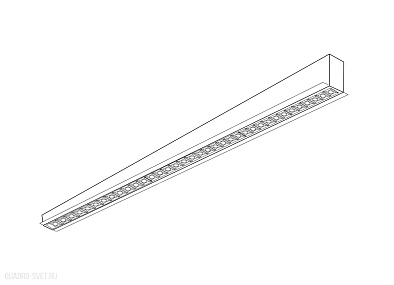 Встраиваемый светодиодный светильник 1,18м 42Вт 48° Donolux Eye DL18502M131B42.48.1180B