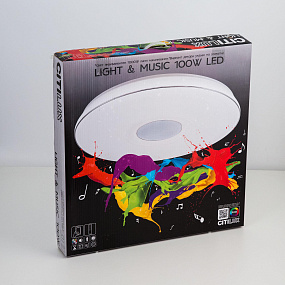 Потолочный светодиодный светильник CITILUX Light & Music CL703M100