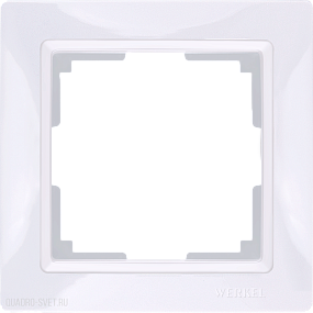 Рамка на 1 пост (белый, basic) Werkel WL03-Frame-01