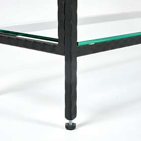 Кованый металлический консольный столик AllConsoles  1014-CB loft clear