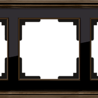 Рамка на 5 постов (бронза/черный) Werkel WL17-Frame-05
