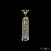Хрустальный подвесной светильник Bohemia IVELE Crystal 19203/15IV G Leafs
