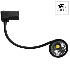 Трековый светильник Arte Lamp TRACK LIGHTS A4107PL-1BK