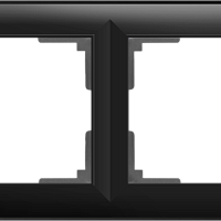 Рамка на 2 поста (черный матовый) Werkel WL14-Frame-02