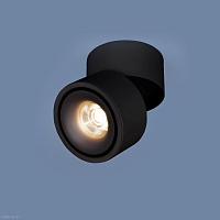 Накладной потолочный  светодиодный светильник Elektrostandard DLR031 15W 4200K 3100 черный матовый