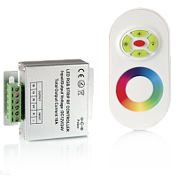 Контроллер GAUSS для светодиодной ленты RGB 144W 12А с сенсорный пультом управления цветом (цвет бел