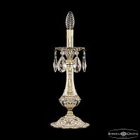 Настольная лампа с хрусталем Bohemia Ivele Crystal Verona 72100L/1-37 GW