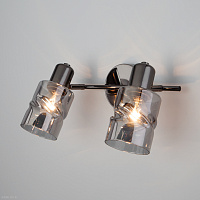 Настенный светильник с выключателем Eurosvet Ansa 20120/2 чёрный жемчуг