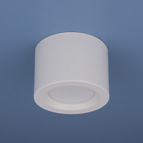 Накладной потолочный  светодиодный светильник Elektrostandard DLR026 6W 4200K белый матовый