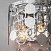 Настенный светильник с хрусталем Eurosvet Lianna 10114/2 хром/прозрачный хрусталь Strotskis
