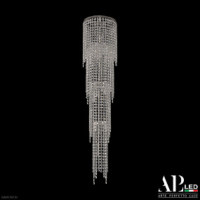 Каскадная хрустальная светодиодная люстра APL LED Rimini S520.0.22-105.B.3000