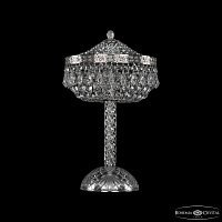 Хрустальная настольная лампа Bohemia IVELE Crystal 19011L4/25IV Ni