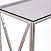 Консольный столик с полкой в прихожую AllConsoles  1031-CS grey