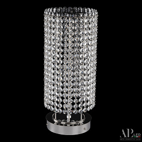 Хрустальная светодиодная настольная лампа APL LED Sicilia SH500.L3.17-38.A.Ni.4000