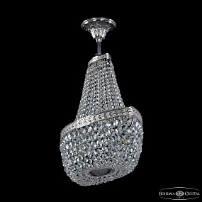 Хрустальная подвесная люстра Bohemia IVELE Crystal 19113/H1/55IV Ni