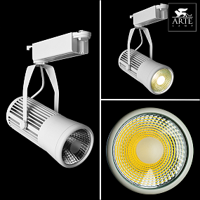 Трековый светильник Arte Lamp TRACK LIGHTS A6330PL-1WH