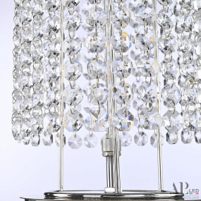 Хрустальная светодиодная настольная лампа APL LED Sicilia SH500.L3.17-38.A.Ni.4000