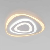 Потолочный светодиодный светильник с пультом управления Eurosvet Siluet 90115/6 белый