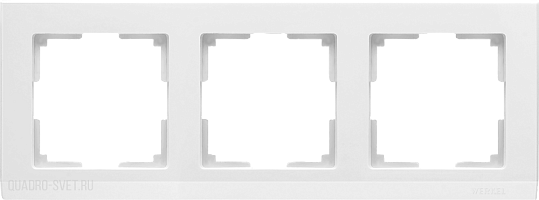Рамка на 3 поста (белый) Werkel WL04-Frame-03-white