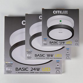 Накладной светодиодный светильник CITILUX Бейсик CL738120N