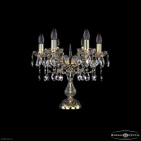 Настольная лампа с хрусталем Bohemia IVELE Crystal 1413L/6/141-39 G