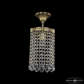 Хрустальный подвесной светильник Bohemia IVELE Crystal 19203/15IV G Leafs