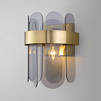 Настенный светильник с тонированным стеклом Bogate's Conte 332/1