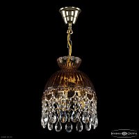 Хрустальный подвесной светильник Bohemia IVELE Crystal 5478/22 G Amber/M-1G