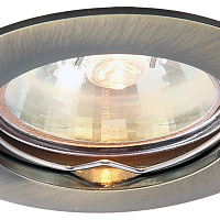 Встраиваемый точечный светильник Arte Lamp BASIC A2103PL-1AB