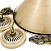 Бильярдный светильник на шесть плафонов «Elegance» (матово-бронзовая штанга, матово-бронзовый плафон D35см) 75.020.06.0