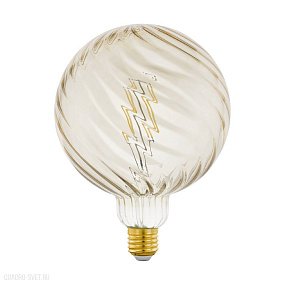 Лампа светодиодная филаментная, 2W, E27, 200lm, теплый белый свет EGLO LM_LED_E27 12586