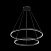 Светодиодный подвесной светильник Maytoni Rim MOD058PL-L74B4K