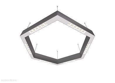 Подвесной светодиодный светильник 0,7м 36Вт 34° Donolux Eye-hex DL18515S111А36.34.700WW