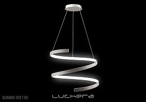 Подвесная светодиодная люстра Лючера Спираль Серебро TLES1-30-01-gr