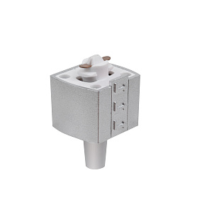Коннектор для однофазного шинопровода серебро Elektrostandard TRLM-1-CH