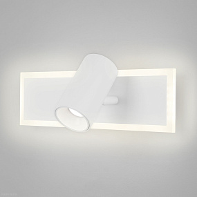 Настенный светодиодный светильник Eurosvet Binar 20127/1 LED белый