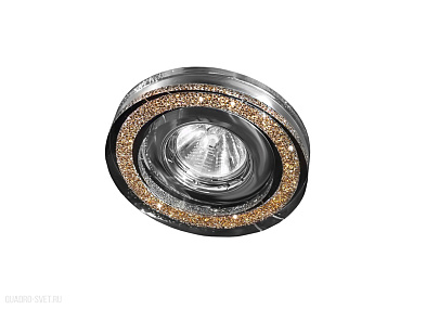 Встраиваемый светильник made with Swarovski Donolux Brillare DL 051.3.Gold (N1510)