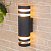 Уличный настенный светильник Elektrostandard 1443 TECHNO черный
