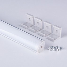Угловой алюминиевый профиль для LED ленты Elektrostandard LL-2-ALP008