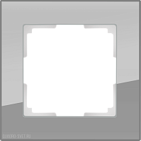 Рамка на 1 пост (серый,стекло) Werkel WL01-Frame-01