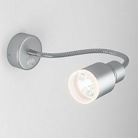 Настенный светодиодный светильник с поворотным плафоном Elektrostandard Molly Molly LED серебро (MRL