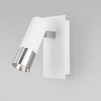 Настенный светодиодный светильник Eurosvet Cast 20142/1 LED белый/хром