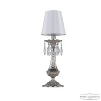 Настольная лампа с хрусталем Bohemia Ivele Crystal Florence 71100L/1 Ni ST5