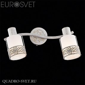 Спот EUROSVET 20025, 20026 20025/2 белый с золотом
